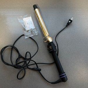 Hot Tools Pro Artist 24K Gold Extra Long Curling Iron | (1 inch)